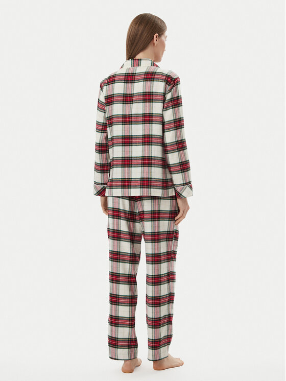 LAUREN RALPH LAUREN LAUREN RALPH LAUREN Piżama ILN92551F Kremowy Relaxed Fit