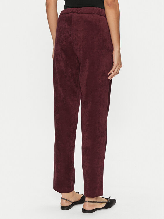 ARTIGLI ARTIGLI Stoffhose ACPA000633 Dunkelrot Regular Fit