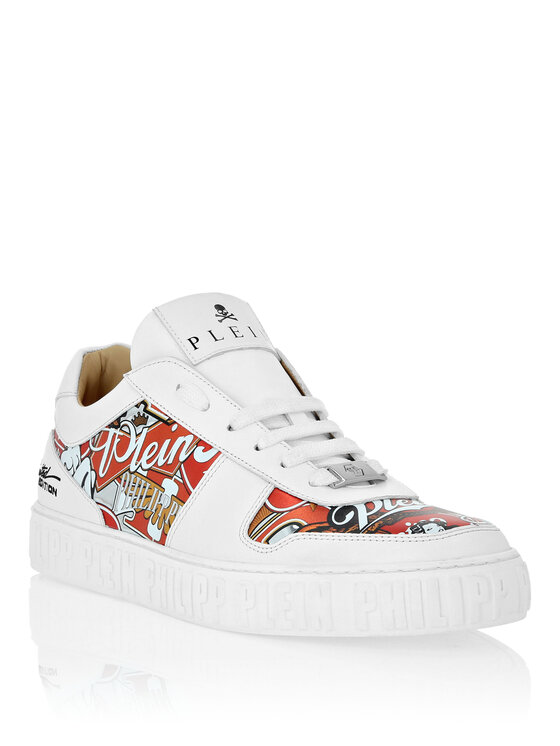 PHILIPP PLEIN PHILIPP PLEIN Sneakersy 26607 Biela