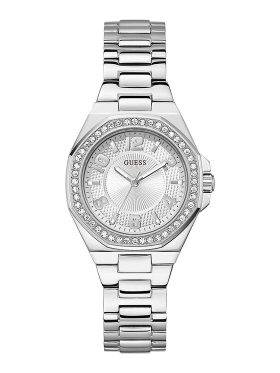 Zegarek Guess, Srebrny, GW0877L1
