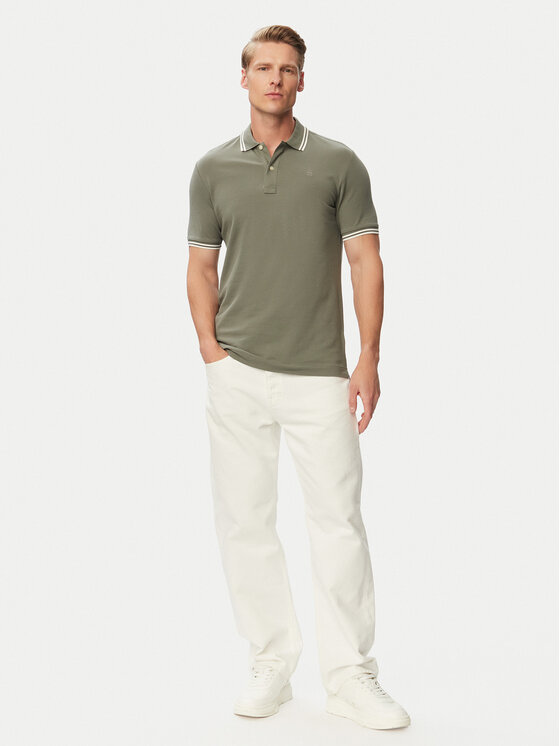 G-Star Raw G-Star Raw Polo särk Dunda D17127-5864 Roheline Slim Fit
