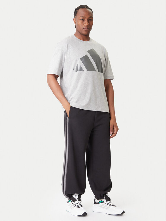 adidas adidas T-Shirt JM1707 Szary Loose Fit
