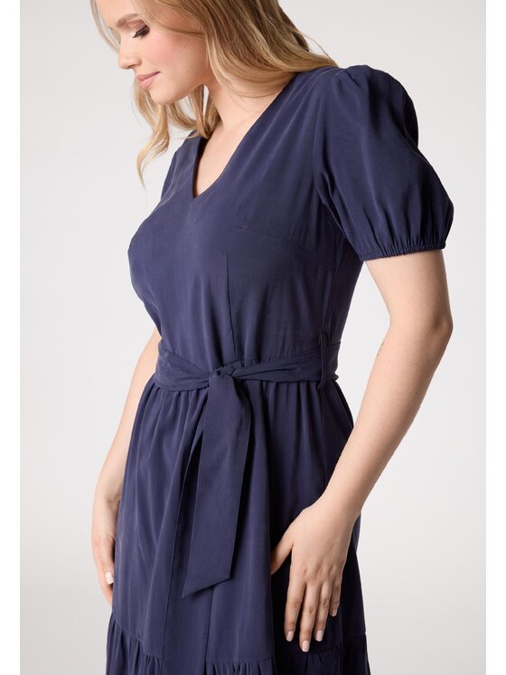 QUIOSQUE QUIOSQUE Každodenné šaty 4VF001 Tmavomodrá Regular Fit