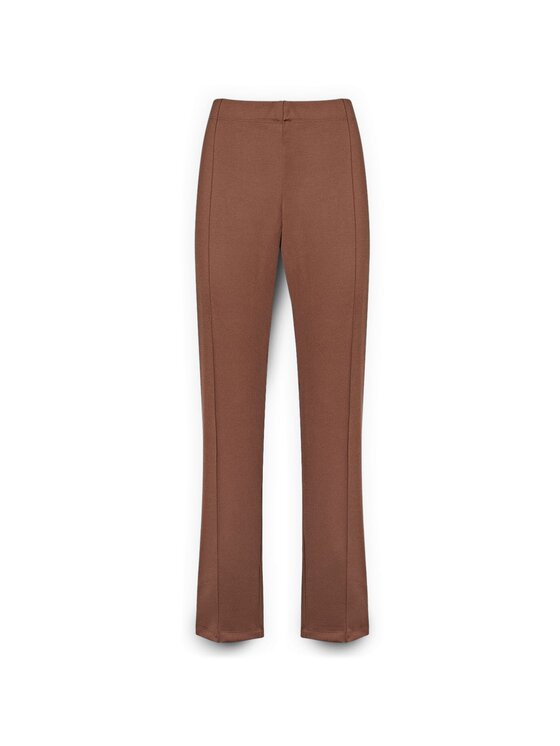 Elena Mirò Elena Mirò Pantaloni di tessuto P022Z200129N022 Marrone Skin Fit