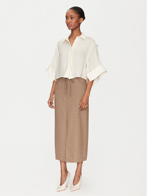 DAY BIRGER ÉT MIKKELSEN DAY BIRGER ÉT MIKKELSEN Midi krilo DAY65243411 Rjava Regular Fit