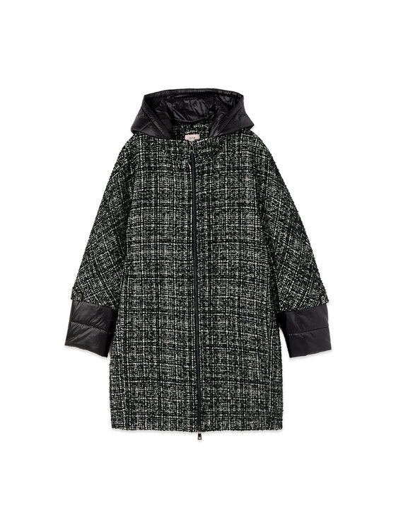 Oltre Oltre Cappotto invernale 8044J000289N0Z3 Nero Baggy Fit
