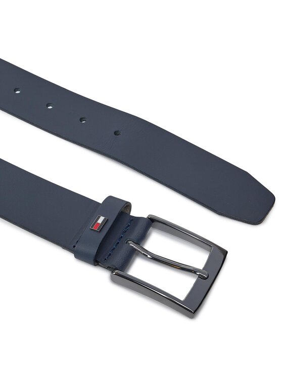 Tommy Hilfiger Tommy Hilfiger Чоловічий ремінь Adan Leather 3.5 AM0AM12052 Cиній