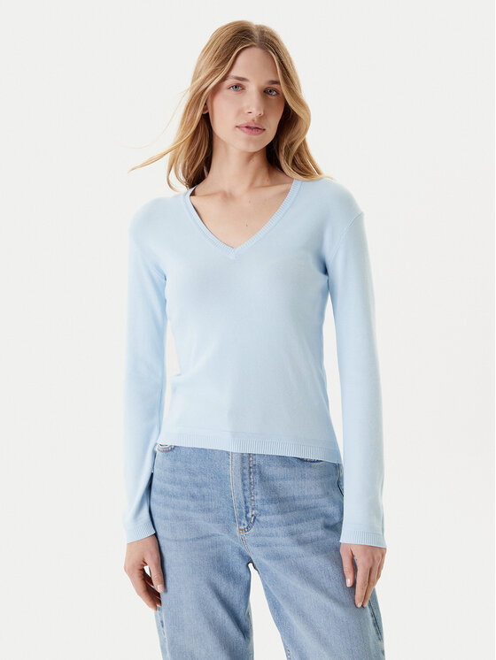 United Colors Of Benetton United Colors Of Benetton Sweater 1091D4625 Kék Slim Fit