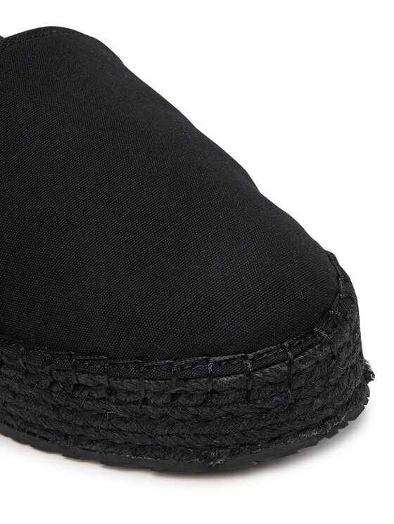 Calvin Klein Jeans Calvin Klein Jeans Espadrilky Flatform Esdparille Mg/Hdw YW0YW01737 Čierna