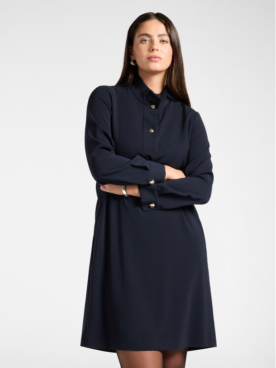 Elena Mirò Elena Mirò Sukienka codzienna 7024P000341N034 Niebieski Regular Fit