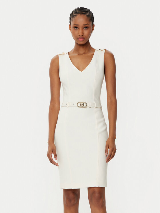 Sukienka koktajlowa Marciano Guess, Rozmiar 46, Beżowa, 5RGK10 6302A