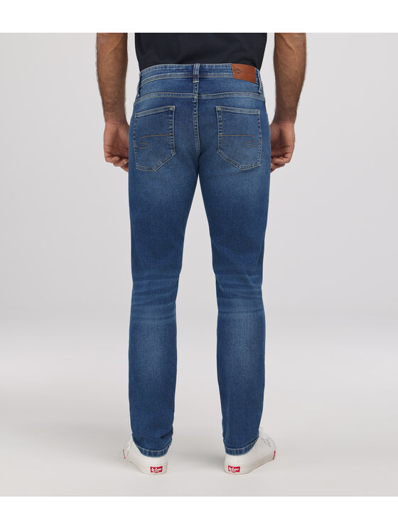 Lee Cooper Lee Cooper Jeansy JEANS M LC7504 3257 BRUSHED USED Niebieski Tapered Fit
