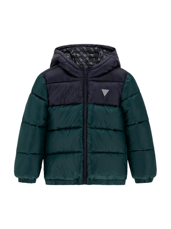 Guess Guess Prehodna jakna L6YL01 W2655 Zelena Regular Fit