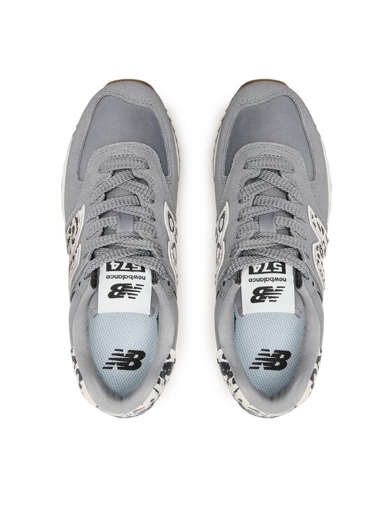Men's gray new balance sneakers discount