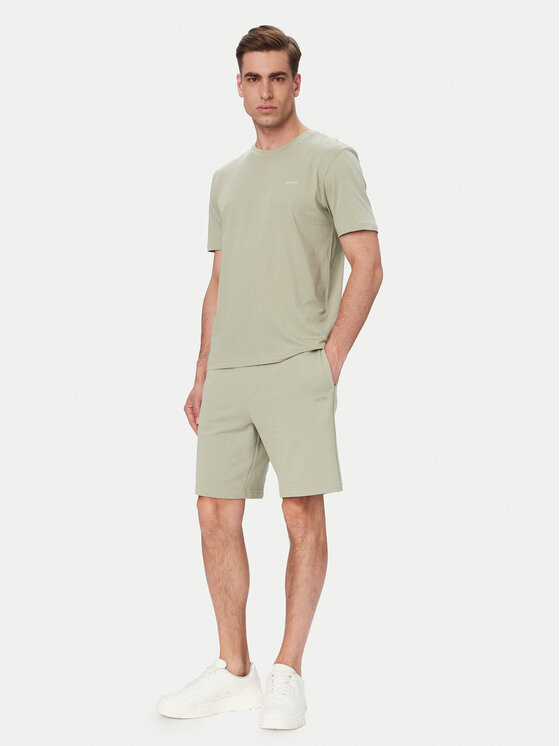 HUGO HUGO Pantalon scurți din material Dayono 50530696 Verde deschis Relaxed Fit