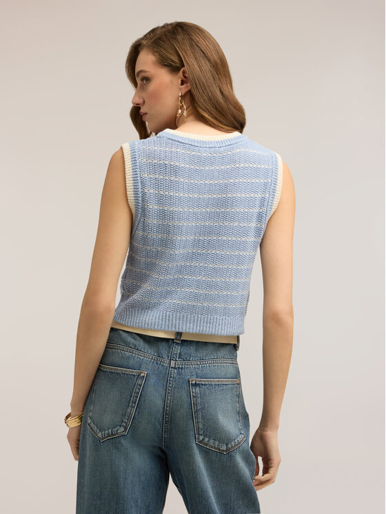 Motivi Motivi Maglione M119W003809N0S1 Turchese Regular Fit