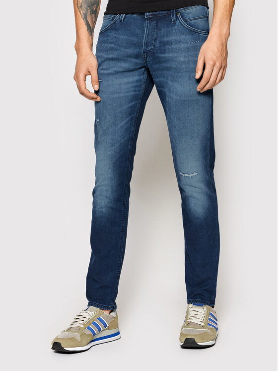 Jack&Jones Jeans hlače Glenn 12194539 Modra Slim Fit