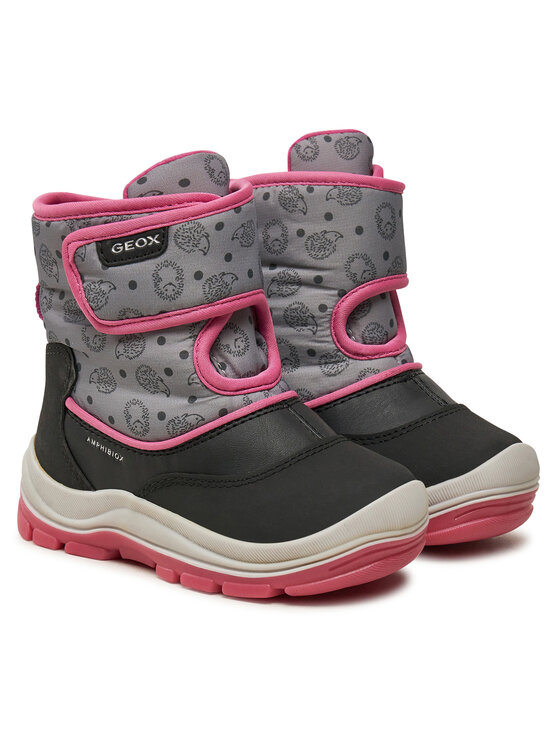 Geox Geox Μπότες Χιονιού B Flanfil Girl B Abx B263WG 0BCMN C9235 S Μαύρο