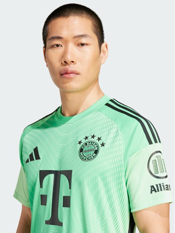 adidas adidas Koszulka techniczna FC Bayern 25/26 Goalkeeper Jersey Zielony Slim Fit