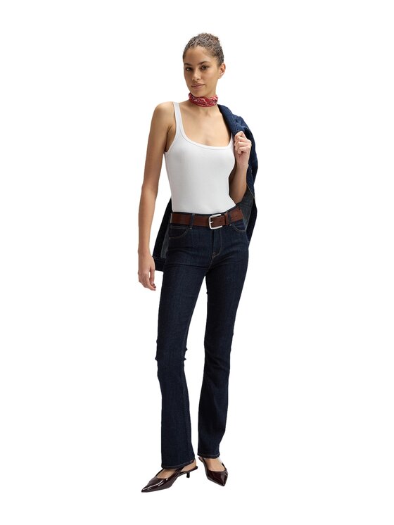 Lee Lee Jeansy 112376484 Granatowy Bootcut Fit