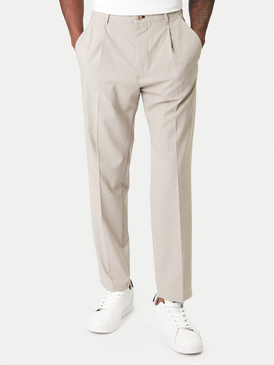 JOOP! Jeans JOOP! Jeans Bavlnené nohavice Lead2 30101677 Béžová Slim Fit