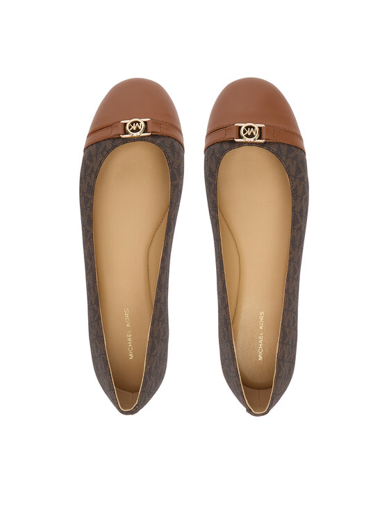 MICHAEL Michael Kors MICHAEL Michael Kors Балетки Mandy Flat 40F5MAFP1L Коричневий