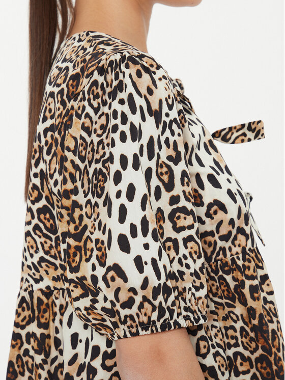 ViCOLO ViCOLO Rochie de zi TB2886 Maro Regular Fit