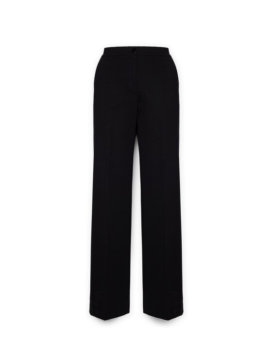 Elena Mirò Elena Mirò Pantaloni di tessuto P151P000341N033 Nero Over Fit