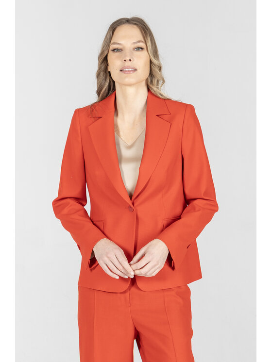 Deni Cler Milano Deni Cler Milano Marynarka W-DC-6001-F2-A2-30-1 Czerwony Regular Fit
