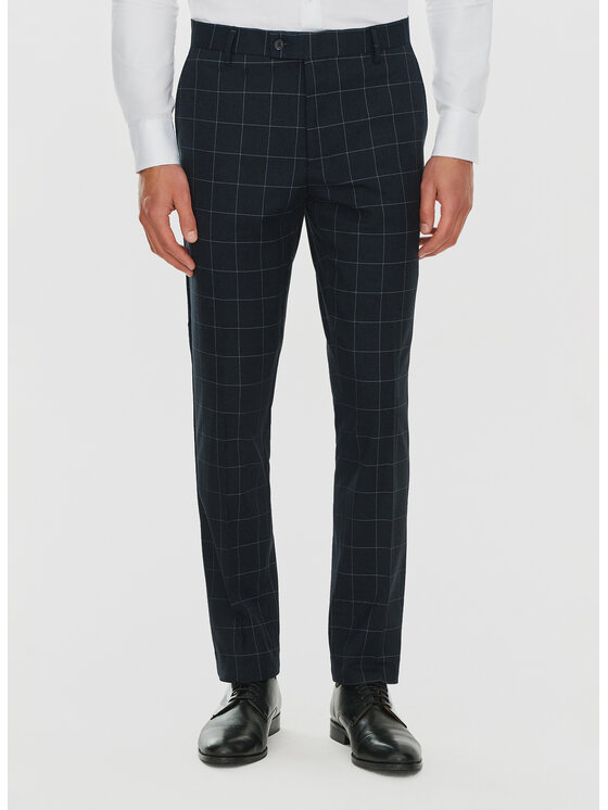 Pako Lorente Pako Lorente Spodnie garniturowe P24SF-6G-001 Granatowy Slim Fit