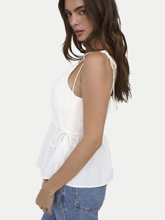 ONLY ONLY Top Nele 15370325 Weiß Regular Fit