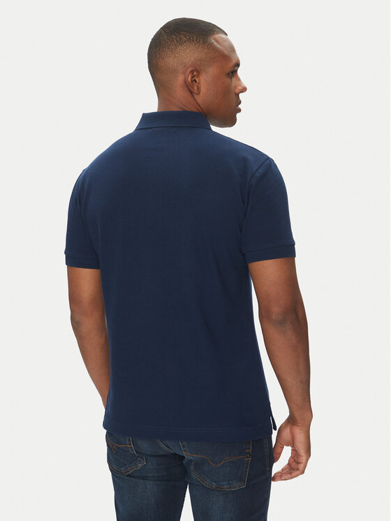 Versace Jeans Couture Versace Jeans Couture Polo 78GAGT08 Granatowy Regular Fit