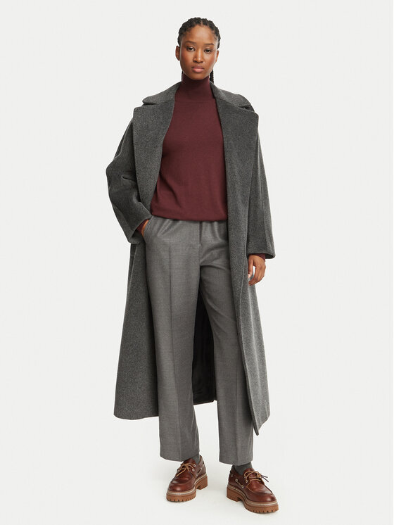 Weekend Max Mara Weekend Max Mara Pantaloni din material Hateley 2625136042 Gri Regular Fit