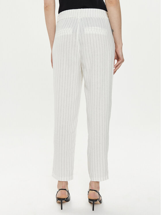 ONLY ONLY Hlače Caro Poptrash 15278710 Bijela Comfort Fit