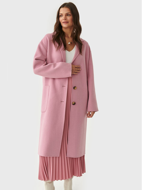 Cappotto di lana Sybilla 1 T2218.008 Rosa Regular