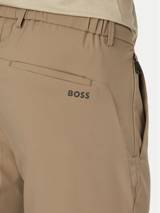BOSS BOSS Hlače iz tkanine T_Phoenix Pro 50541368 Bež Regular Fit