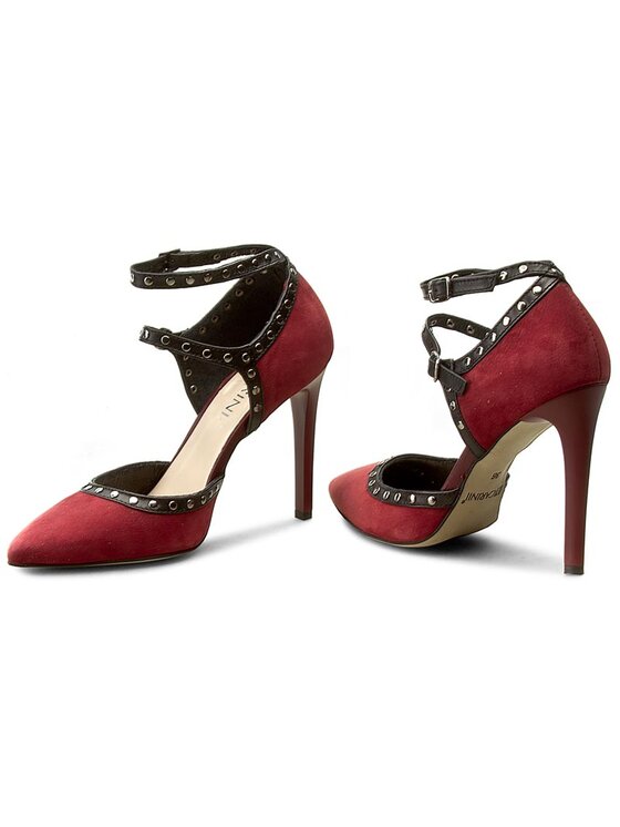 Scarpe stiletto B3951 Bordeaux