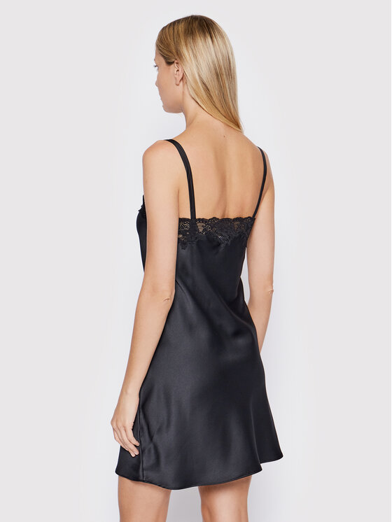 LAUREN RALPH LAUREN Lauren Ralph Lauren Нощница ILN31684 Черен Regular Fit