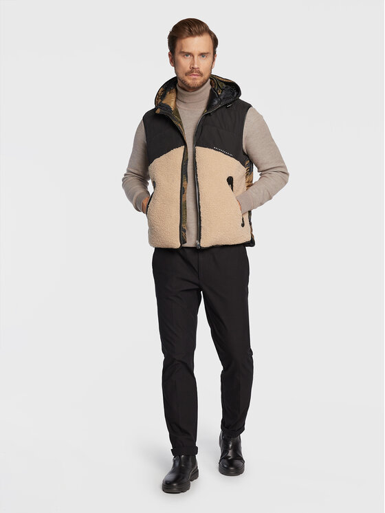 Baldessarini Baldessarini Kamizelka B2 50046/000/4047 Beżowy Regular Fit
