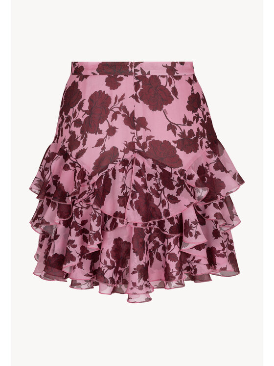 BIZUU BIZUU Spódnica mini CANDICE Różowy Standard Fit