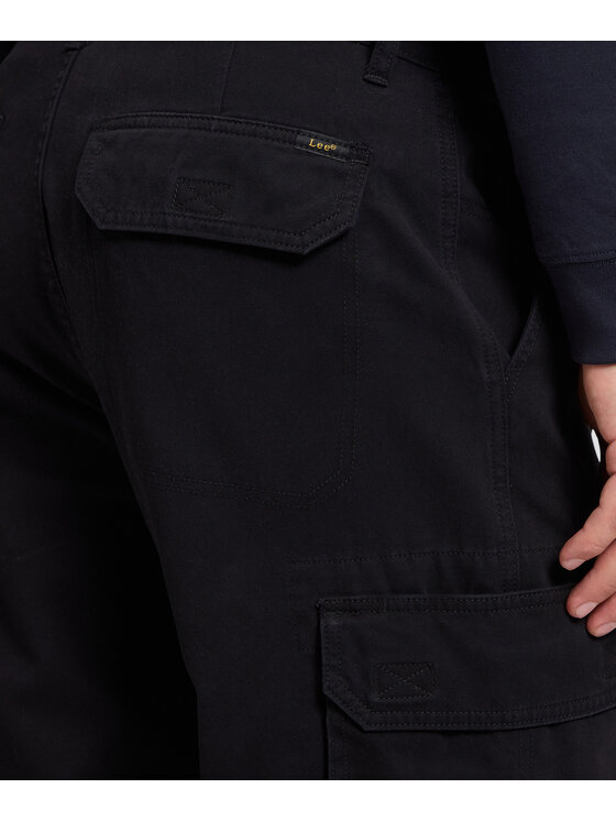 Lee Lee Spodnie cargo 112386549 Czarny Cargo Fit