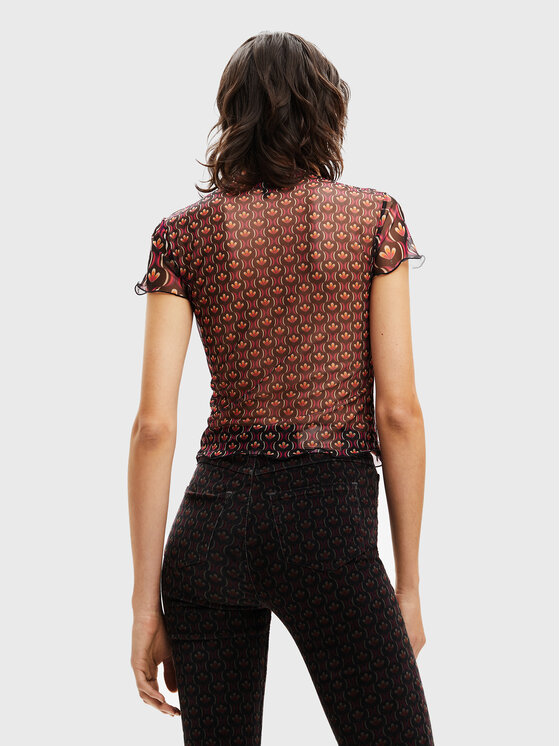 Desigual Desigual Блузка Telam 22WWTKA9 Кольоровий Slim Fit