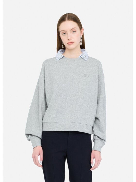 Liu Jo Liu Jo Felpa UF5254F087303658 Grigio Regular Fit