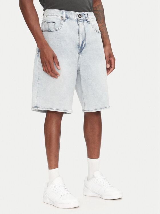 Volcom Volcom Džínové šortky Billow A2012200 Modrá Relaxed Fit
