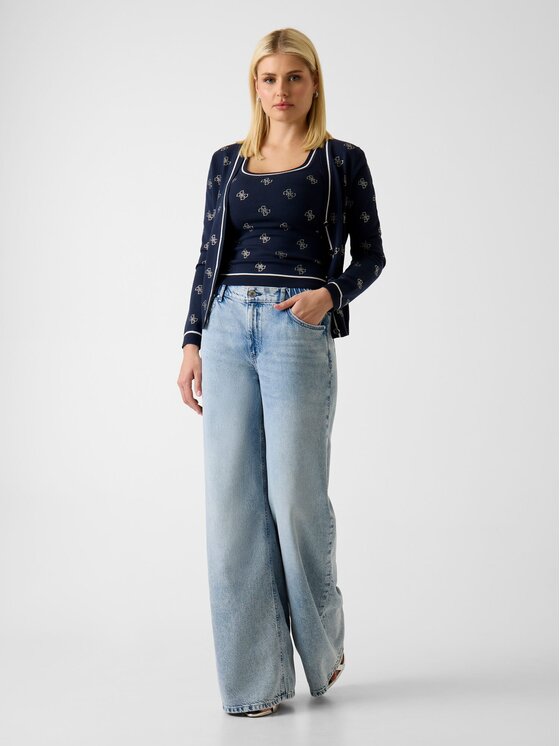 Guess Guess Svetr 181277 Modrá Classic Fit