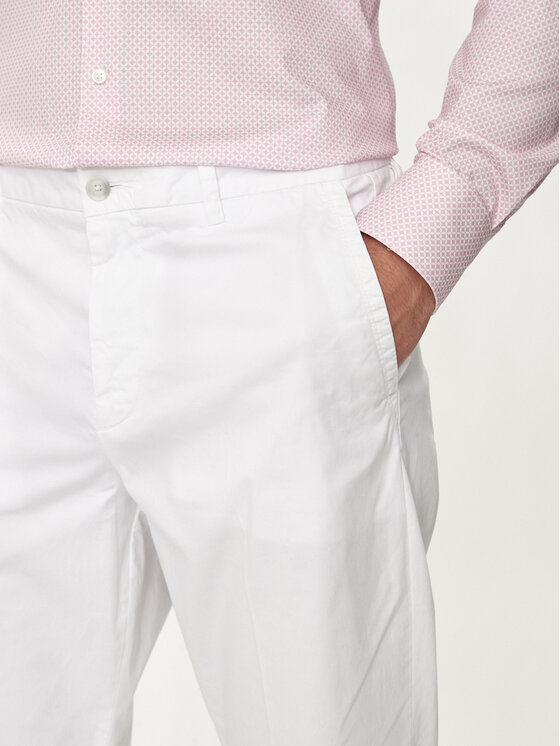 BOSS Boss Chinos Kaiton 50505392 Weiß Slim Fit