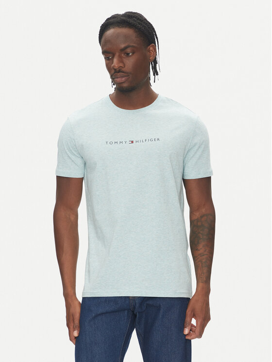 Tommy Hilfiger Tommy Hilfiger T-Shirt UM0UM03525 Zielony Regular Fit