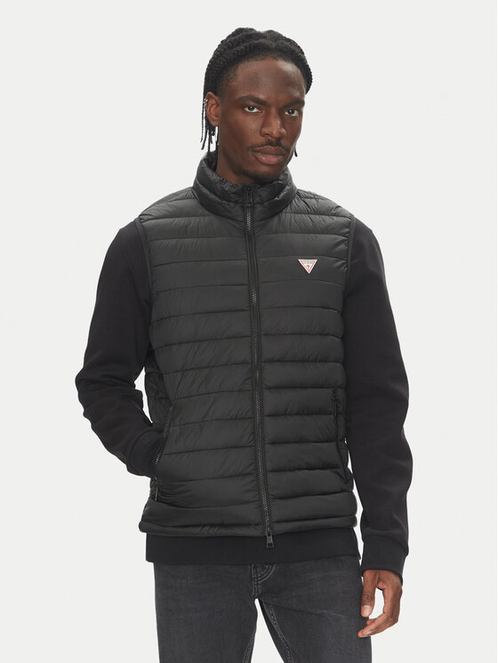 Guess Jeans Guess Jeans Безрукавка M5RN55 WHAB2 Чорний Regular Fit