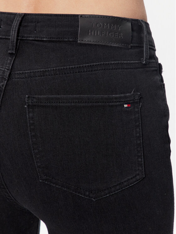 Tommy Hilfiger Tommy Hilfiger Jeans hlače Flex Harlem WW0WW34298 Črna Ultra Skinny Fit