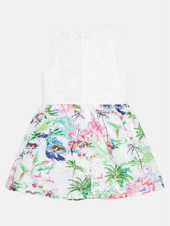 Guess Guess Igapäevane kleit A4GK14 WG5N0 Valge Regular Fit